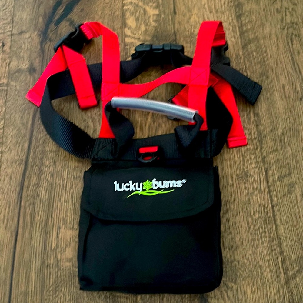 Lucky bums ski harness.